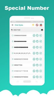 Стили чата - Шрифт для WhatsApp - Крутой и стильный! снимок экрана