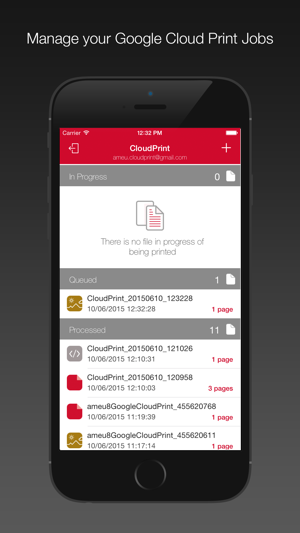 Скриншот ‎CloudPrint